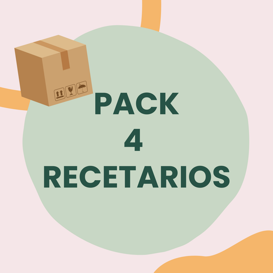 📦 Pack de 4 recetarios saludables